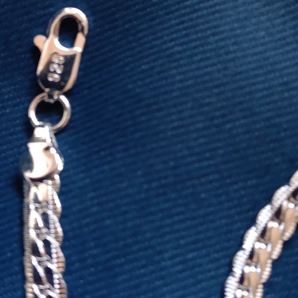 Necklace set 925 sterling silver stamped - Picture 3 of 9